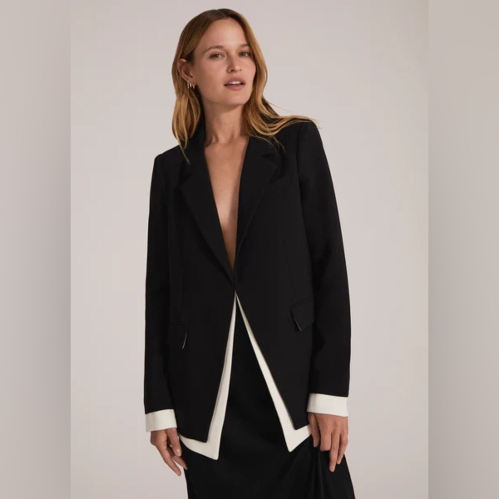 Favorite Daughter Black and White ‘The Kelly Blazer’